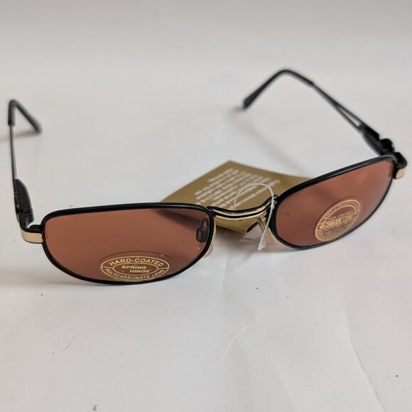 NWT True Vintage Bison style rectangular Coppermax Eyewear fashion sunglasses - Picture 5 of 10